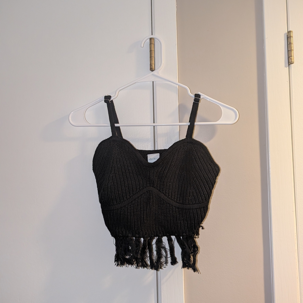 Wild Fable Black Knit Bra Top - Picture 7 of 7
